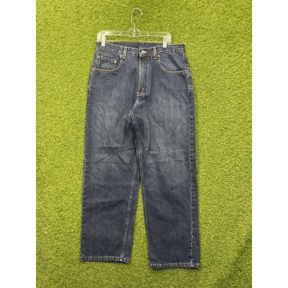 Levis 569 Jeans Mens 33x30 Baggy Loose Straight Leg Dark Wash Denim 2008 Y2K